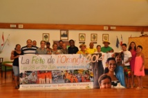 Les organisateurs et partenaires de la Fête de l'orange 2014 de Punaauia.