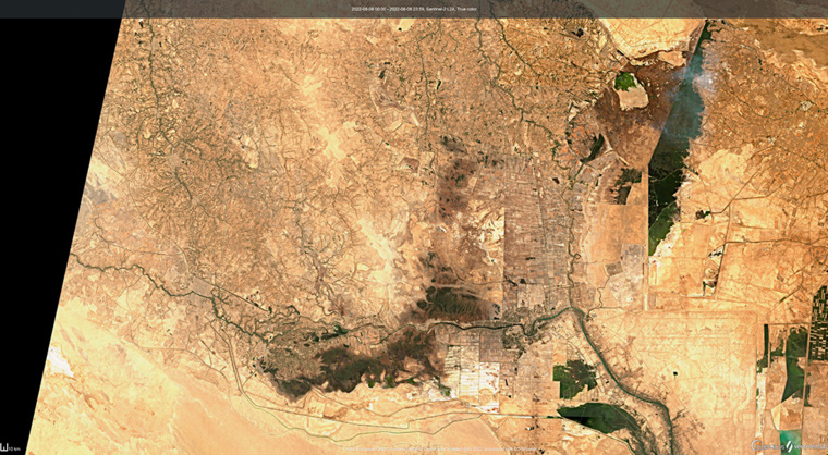 COPERNICUS SENTINEL-2 / AFP COPERNICUS SENTINEL-2 / AFP