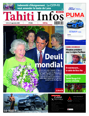 TAHITI INFOS N°2234 du 9 septembre 2022 TAHITI INFOS N°2234 du 9 septembre 2022