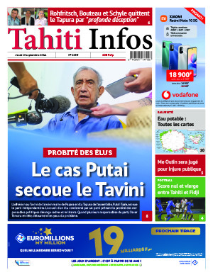 TAHITI INFOS N°2238 du 15 septembre 2022