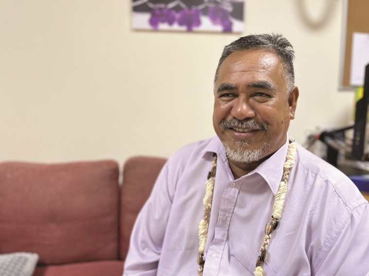 Bernard Natua sur le départ au Tapura Bernard Natua sur le départ au Tapura