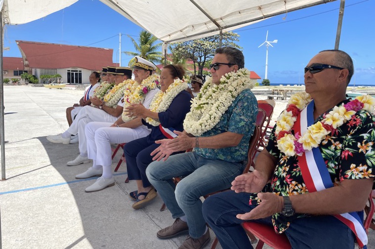 Le nouvel administrateur accueilli à Hao Le nouvel administrateur accueilli à Hao