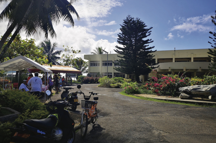 La mairie de Taputapuatea.