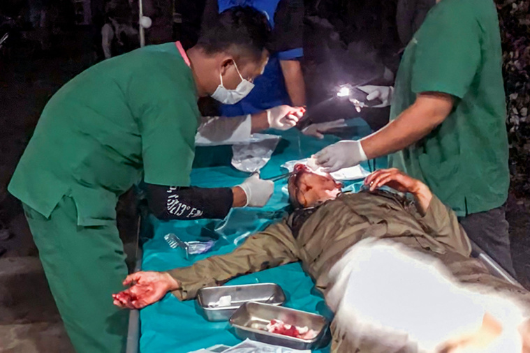 Handout / BADAN PENANGGULANGAN BENCANA DAERAH (BPBD) / AFP Handout / BADAN PENANGGULANGAN BENCANA DAERAH (BPBD) / AFP