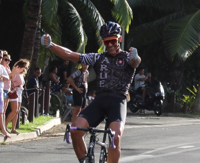 Manarii Laurent a attaqué en fin de course pour s’imposer au Grand Prix OPT. Manarii Laurent a attaqué en fin de course pour s’imposer au Grand Prix OPT.