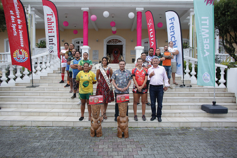 Ouverture du Papeete International Sevens à la mairie de Papeete