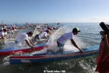 Le départ de la course 'prone' Le départ de la course 'prone'