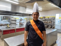 Jean-Gabriel Tata, 18 ans, candidat pour la partie cuisine. Jean-Gabriel Tata, 18 ans, candidat pour la partie cuisine.