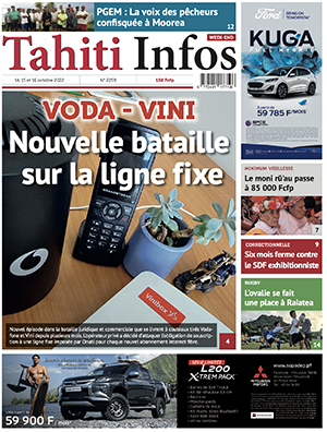 TAHITI INFOS N°2259 du 14 octobre 2022 TAHITI INFOS N°2259 du 14 octobre 2022