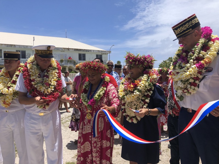 16 mois après la visite de Macron, le RSMA inauguré à Hao 16 mois après la visite de Macron, le RSMA inauguré à Hao