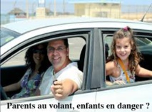 Même en présence d'enfants, les mauvais comportements au volant restent fréquents