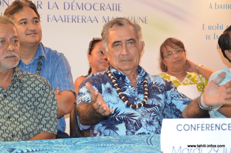 Oscar Temaru : "Nous faisons confiance à Saint François", à propos du recours en grâce de Flosse Oscar Temaru : "Nous faisons confiance à Saint François", à propos du recours en grâce de Flosse