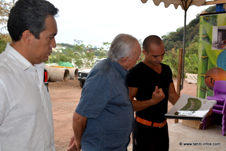 Marcel Tuihani, Gaston Flosse et Cyril-Claude Dardel