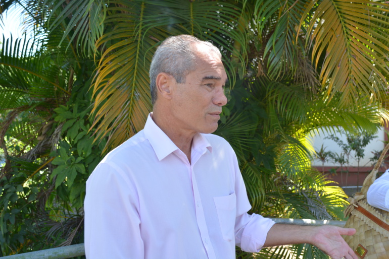 Le ministre de l’Éducation de Polynésie française, Michel Leboucher