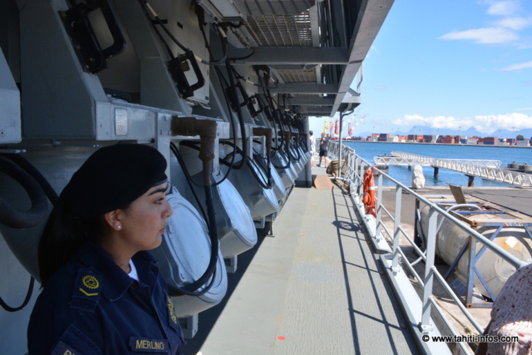 Visite guidée de la frégate chilienne Blanco Encalada Visite guidée de la frégate chilienne Blanco Encalada
