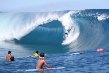 Lors du premier round, Taumata a fait une première chute... Lors du premier round, Taumata a fait une première chute...