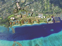 Le projet d'aménagement du Tahiti Mahana Beach prévoit la création d'un remblai de 18 hectares en bordure littorale où seront construits les hôtels. Les concepteurs du projet hawaiien assurent que ce remblai permettra de retrouver la ligne de côte d'avant 1955, avant que des extractions aient lieu à Outumaoro afin de construire l'aéroport de Tahiti Faa'a puis que cette même zone soit en partie remblayée lors de la construction de la RDO. Un littoral qui a beaucoup évolué au cours des dernières décennies.