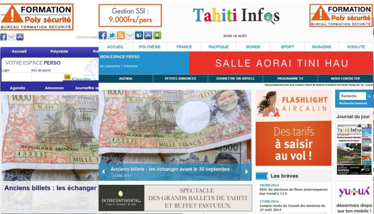 Avant/ Après, le site gagne en élegance... Avant/ Après, le site gagne en élegance...