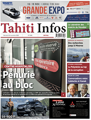 TAHITI INFOS N°2281 du 16 novembre 2022