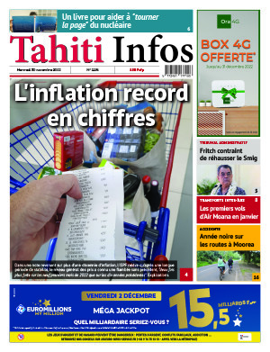 TAHITI INFOS N°2291 du 30 novembre 2022