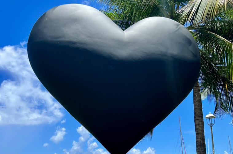 Photo du cœur "Natira'a". Photo du cœur "Natira'a".