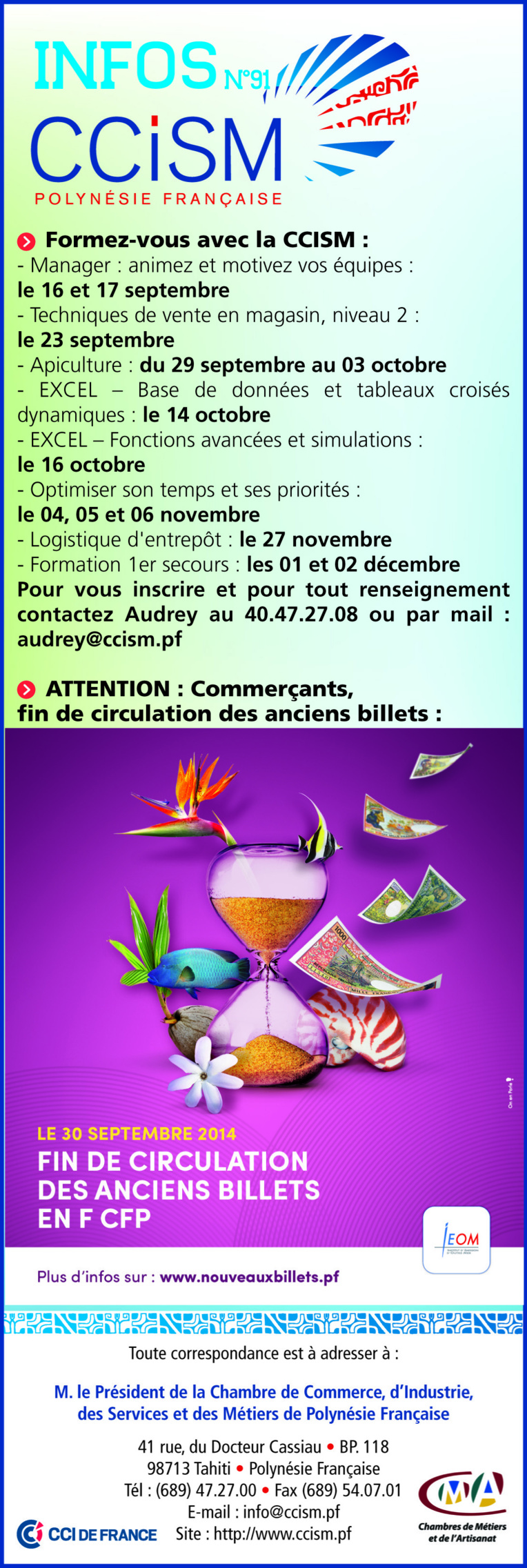 Infos CCISM N°91 Infos CCISM N°91