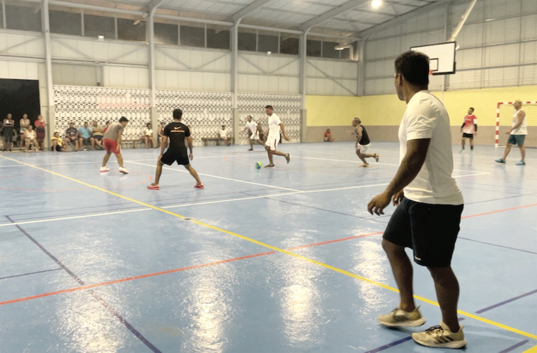 Les joueurs avaient hâte de pratiquer le futsal en cette période de Coupe du monde de football. Les joueurs avaient hâte de pratiquer le futsal en cette période de Coupe du monde de football.