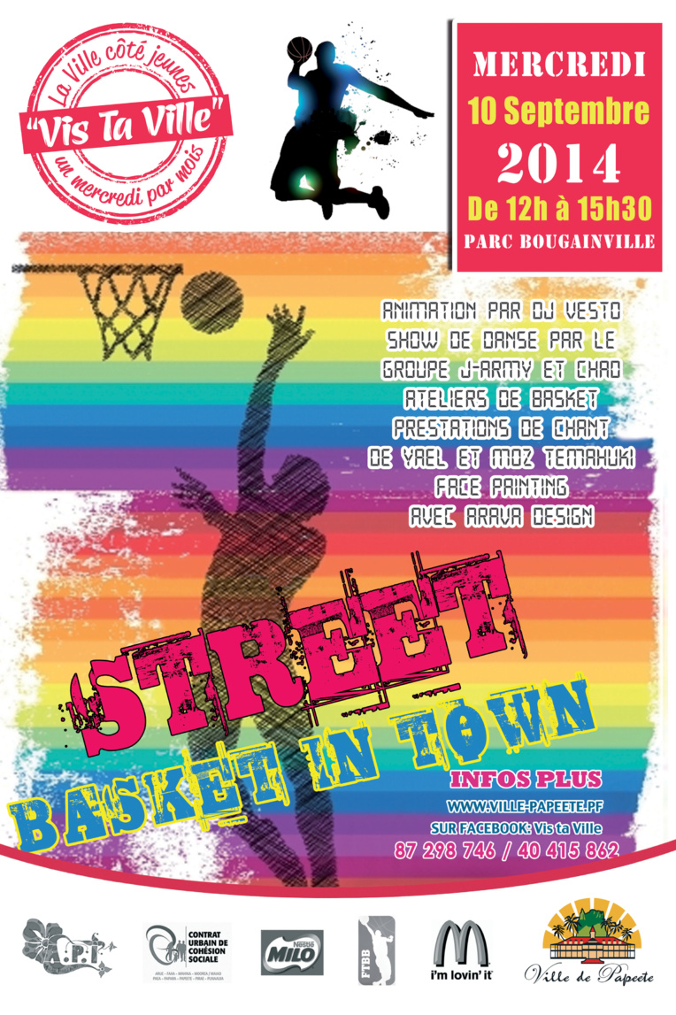 Le Street-basket s’invite à "Vis Ta Ville" ! Rendez-vous mercredi 10 septembre Le Street-basket s’invite à "Vis Ta Ville" ! Rendez-vous mercredi 10 septembre