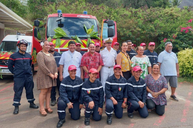 Moyens modernes débloqués pour les pompiers de Nuku Hiva Moyens modernes débloqués pour les pompiers de Nuku Hiva