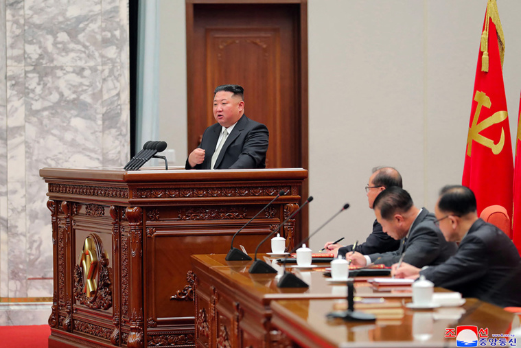 Crédit STR / KCNA VIA KNS / AFP