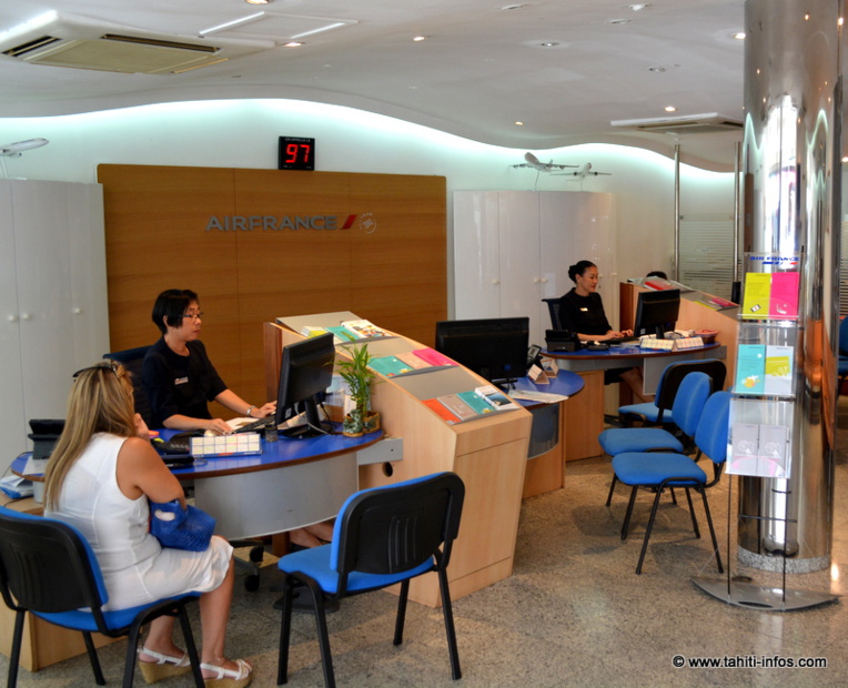L'agence Air France de Papeete L'agence Air France de Papeete