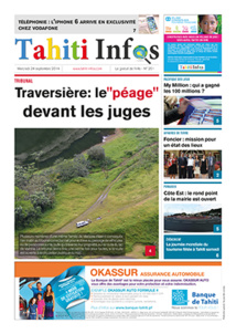 TAHITI INFOS N° 261 du 24 septembre 2014