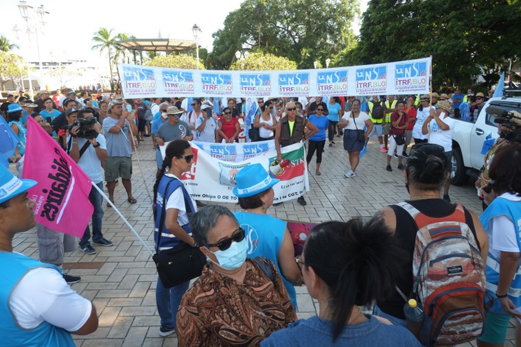 Manifestation de l'UNSA en 2018. Manifestation de l'UNSA en 2018.