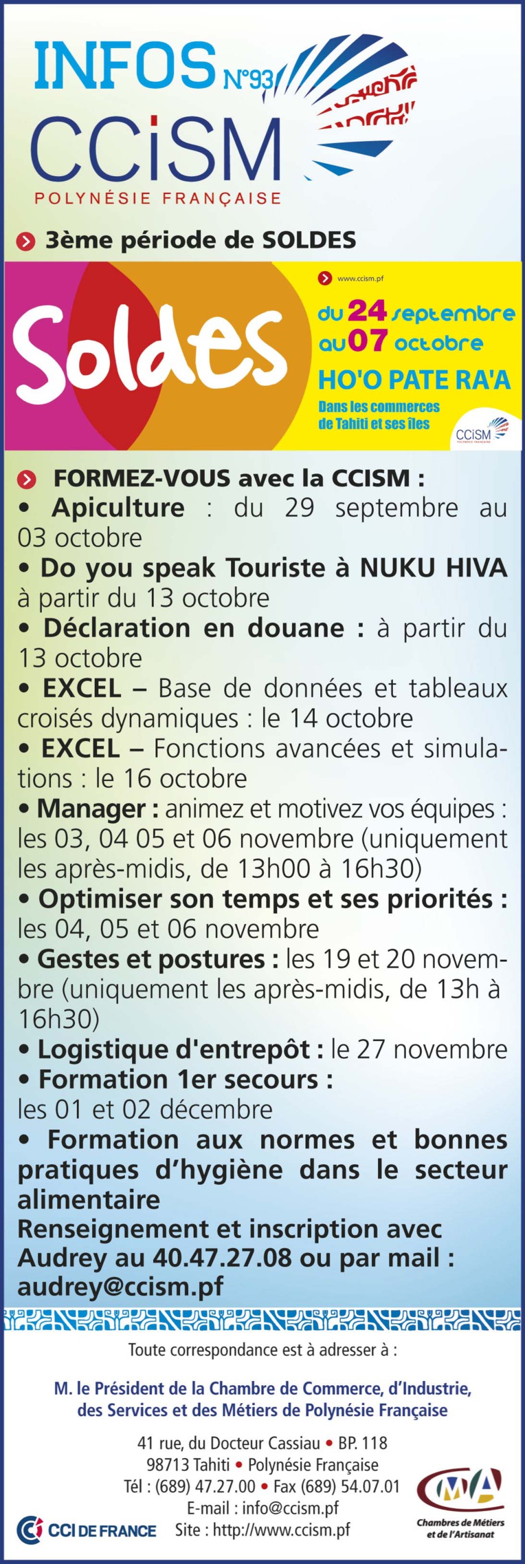 Infos CCISM N°93 Infos CCISM N°93