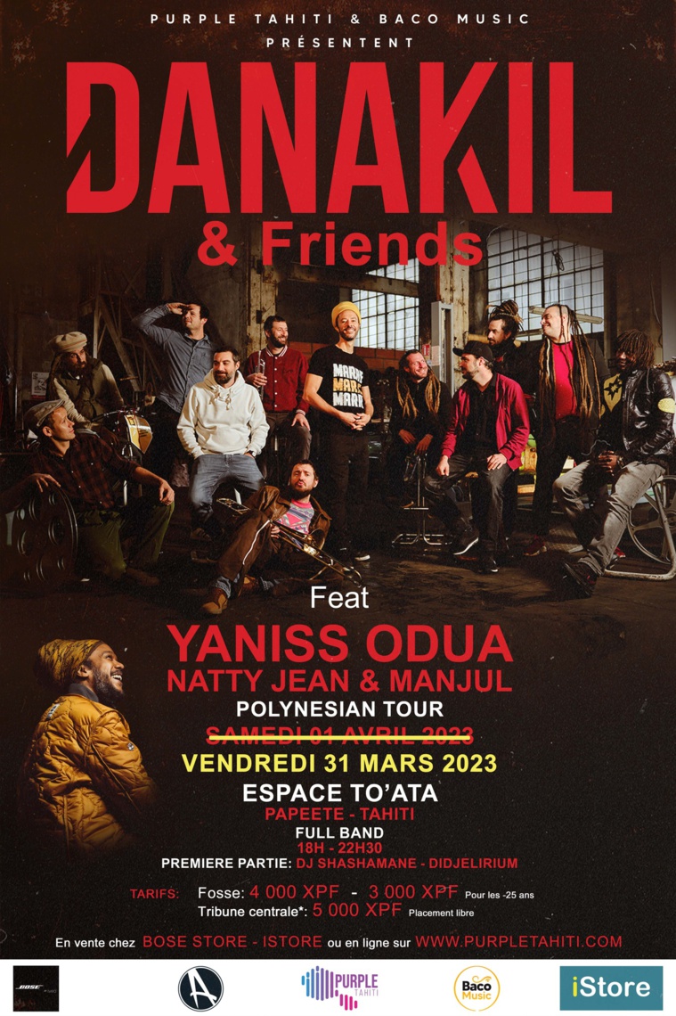 Le concert Danakil & friends avancé d’une journée Le concert Danakil & friends avancé d’une journée