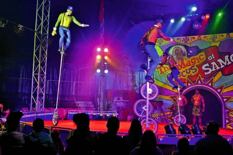 Le cirque de Samoa de retour à Tahiti Le cirque de Samoa de retour à Tahiti