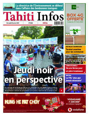 TAHITI INFOS N°2326 du 18 janvier 2023 TAHITI INFOS N°2326 du 18 janvier 2023