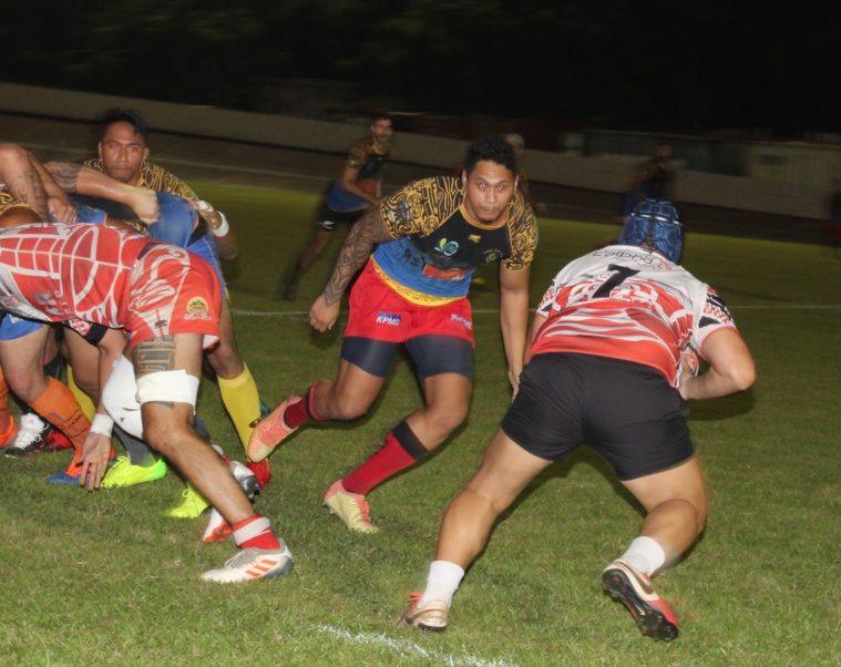 La rencontre Pirae-Paeete a été continuellement équilibrée et indécise, Pirae l’emportant 16-14 au final.