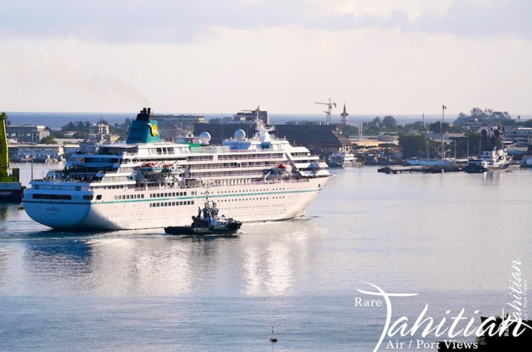 Trois paquebots cette semaine à Papeete Trois paquebots cette semaine à Papeete