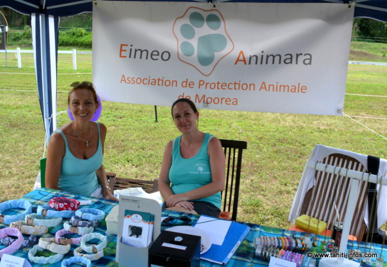 Anne Poucan et Alice Clairotte, bénévoles d'Eimeo Animara