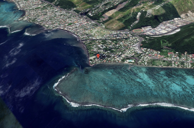 Fuite sur le réseau de la SEM Vaitama, risque de pollution à Punaauia Fuite sur le réseau de la SEM Vaitama, risque de pollution à Punaauia