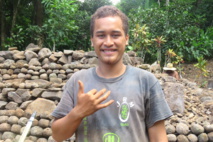 Le marae Paruai de Moorea reprend des couleurs Le marae Paruai de Moorea reprend des couleurs