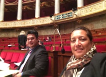 Jean-Paul Tuaiva et Maina Sage, les députés polynésiens à l'Assemblée nationale le 14 octobre dernier.