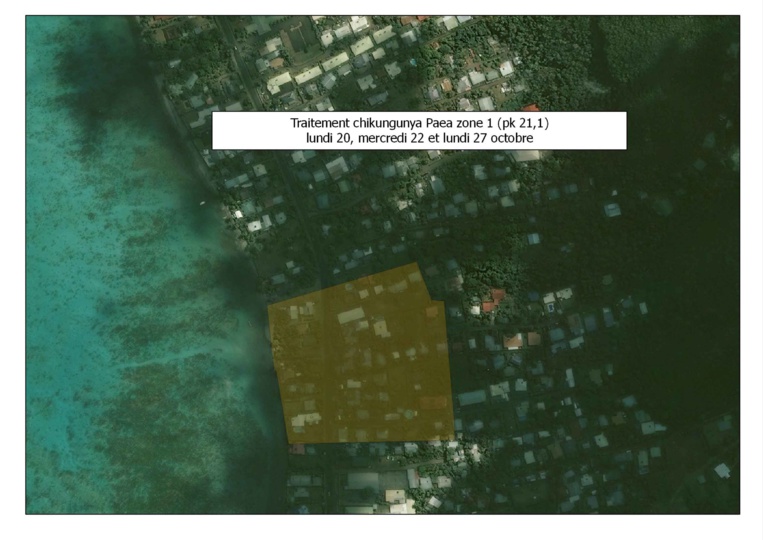 Programme et zone de démoustication dans le cadre de lutte contre le chikungunya Programme et zone de démoustication dans le cadre de lutte contre le chikungunya