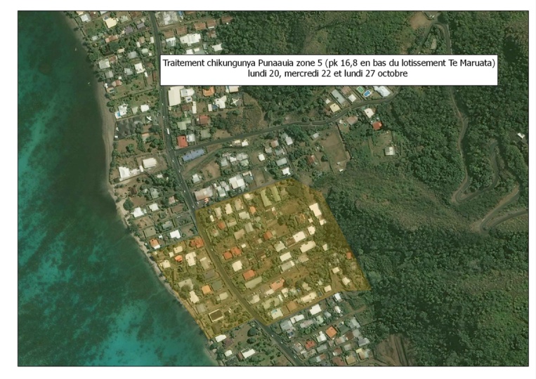Programme et zone de démoustication dans le cadre de lutte contre le chikungunya Programme et zone de démoustication dans le cadre de lutte contre le chikungunya