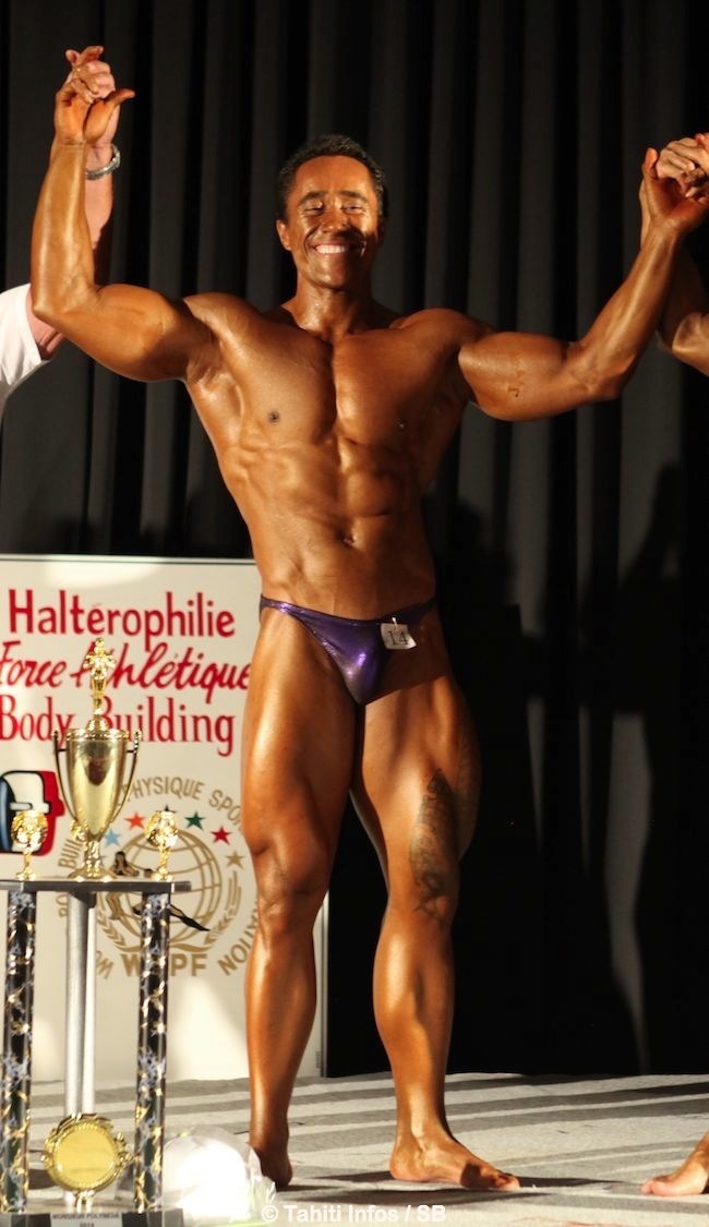 Bodybuilding : Stéphane Matke est "Mr Polynésie 2014"