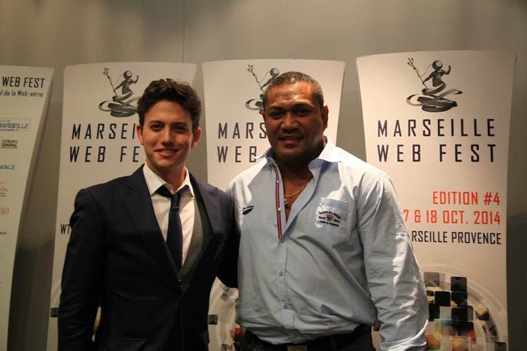 Jackson RATHBONE, Président du Jury et Yves Edouard MALAKAI alias Rai Jackson RATHBONE, Président du Jury et Yves Edouard MALAKAI alias Rai