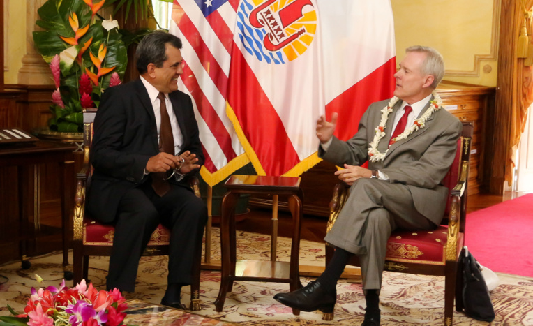 Le Secrétaire d’Etat à la Navy reçu par le président Le Secrétaire d’Etat à la Navy reçu par le président