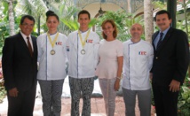 Les lauréats de l’International Secondary School Culinary Challenge à la Présidence