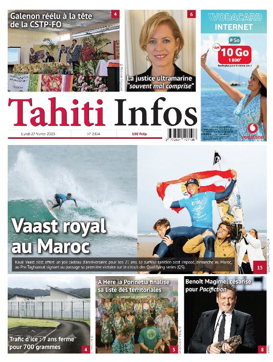TAHITI INFOS N°2354 du 27 février 2023 TAHITI INFOS N°2354 du 27 février 2023